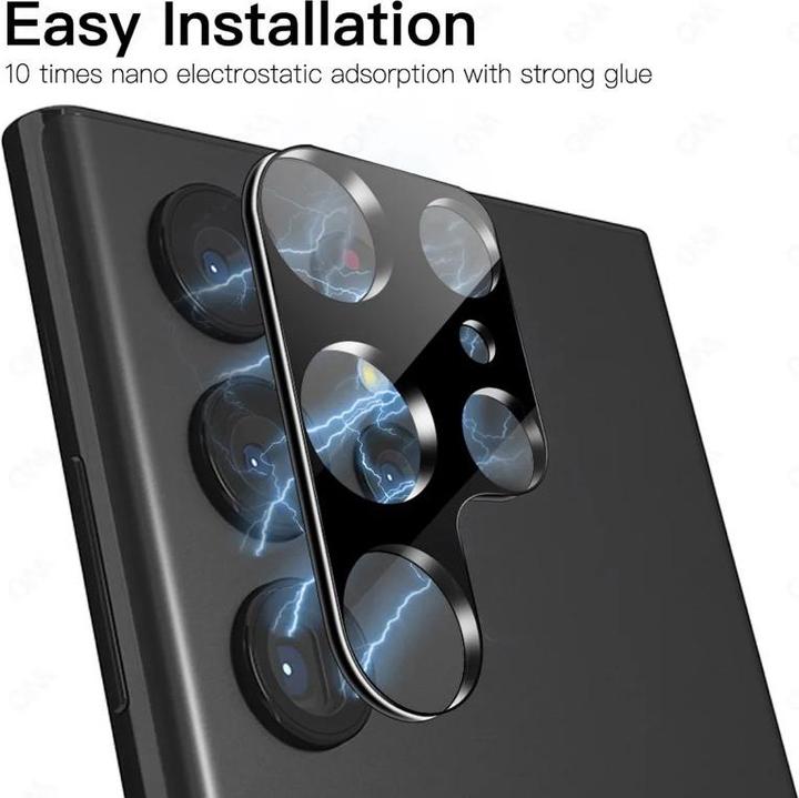 Produktbild RPD Samsung Galaxy S25 Plus - Tempered Glass / Panzerglas Rückkamera - vollflächig schwarz (1 Stk., Samsung Galaxy S25+)