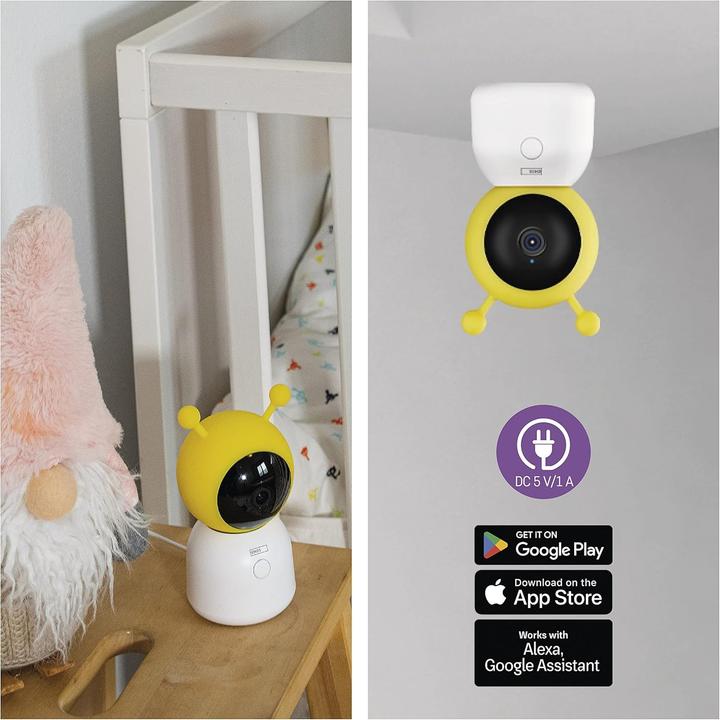 Produktbild Emos GoSmart Rotierende Baby Kamera IP-500 GUARD mit Monitor und WiFi (Babyphone mit Kamera)