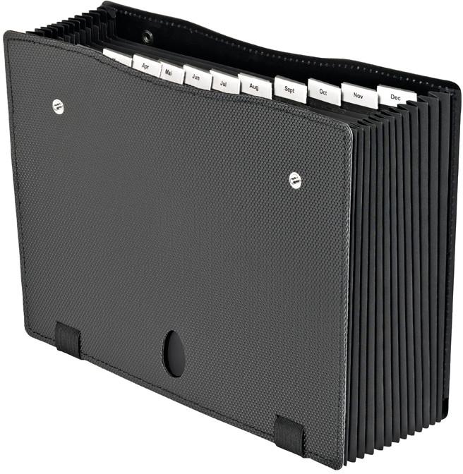 Image du produit Kolma Dossier à compartiments debout Restless A4 superstrong 12 onglets noir (A4, 1x)