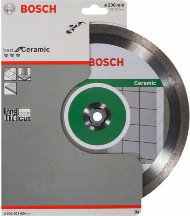 Immagine prodotto Bosch Professional Zubehör PRO Disco da taglio diamantato in ceramica, 230 x 22,23 mm