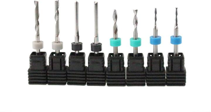 Actual product image Inventables Bit Set X-Carve 8-piece (1/8)
