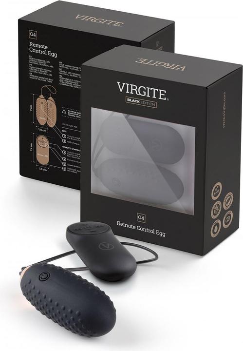 Actual product image Virgite Remote Control Egg G4 Black Edition (Vibro Egg)