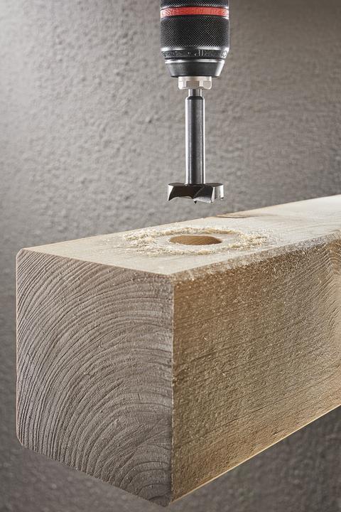 Actual product image wolfcraft 1 cylinder drill WS ø35x90mm (8 mm)