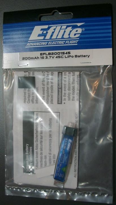 Produktbild E-Flite Akku (3.70 V, 200 mAh)
