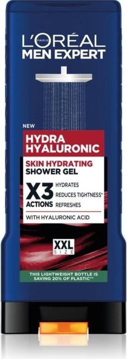 L'Oréal Paris L'OREAL Men Expert Hydra Hyaluronic nawilżający żel pod prysznic 400ml (400 ml)