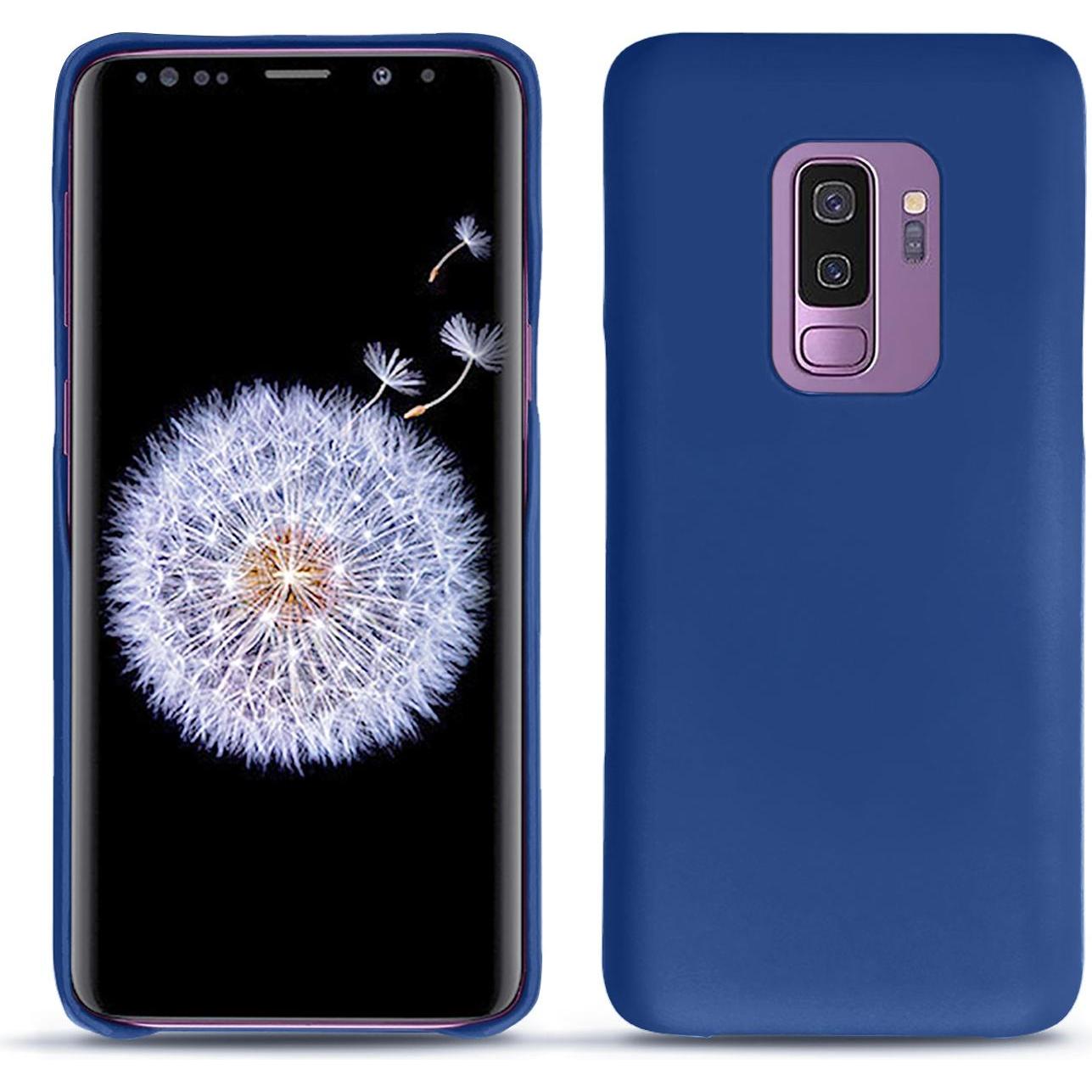 Noreve Lederschutzhülle (Samsung Galaxy S9+), Smartphone Hülle, Blau