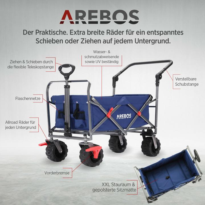 Produktbild Arebos Bollerwagen