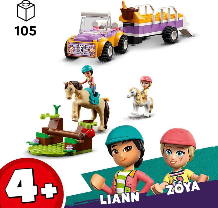 Produktbild LEGO Pferde- und Pony-Anhänger (42634, LEGO Friends)