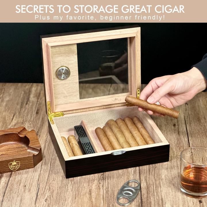 Immagine prodotto Slege Zigarren-Humidor mit Hygrometer (30)