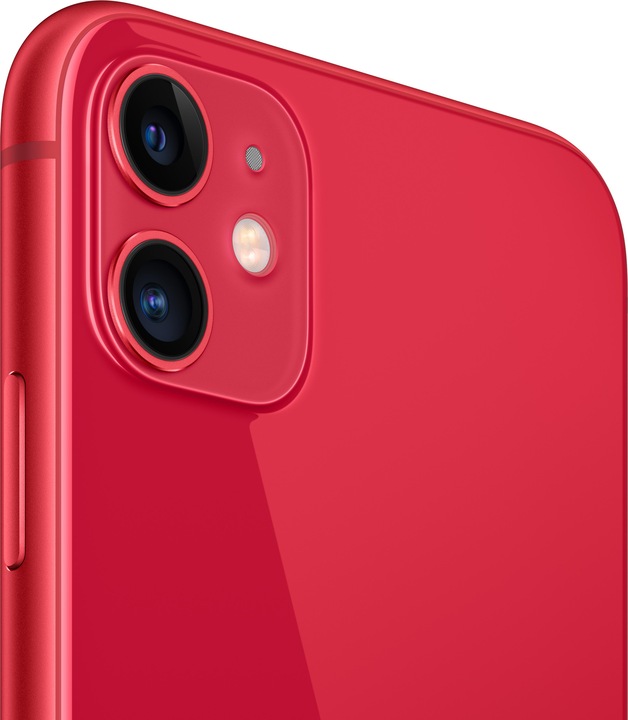 Image du produit Apple iPhone 11 (64 Go, (PRODUCT)​RED, 6.10", SIM + eSIM, 12 Mpx, 4G)