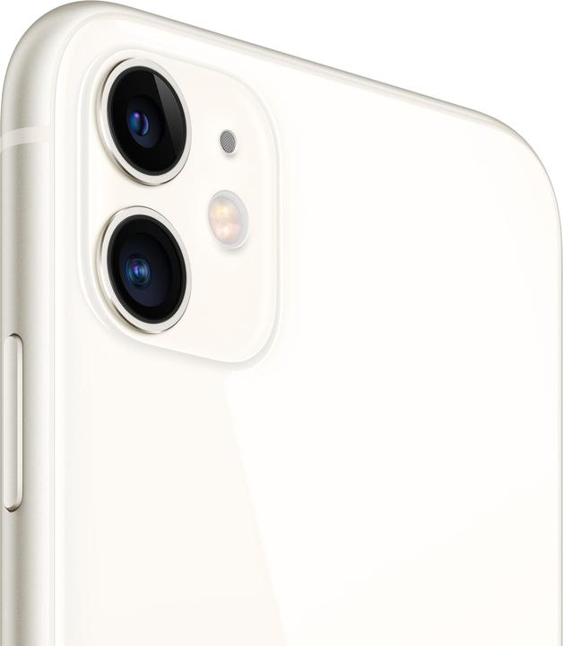 Produktbild Apple iPhone 11 (64 GB, White, 6.10", SIM + eSIM, 12 Mpx, 4G)