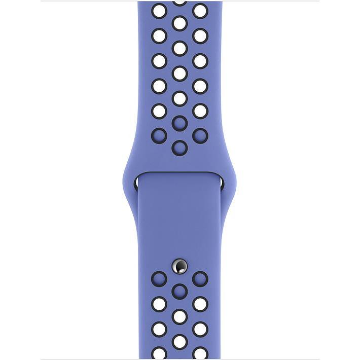 Apple Nike Sportarmband (40 mm, Fluorelastomer), Uhrenarmband, Blau