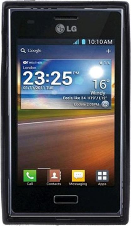 Actual product image König Design Protective cover TPU dots Case for mobile LG Optimus L5 / E610