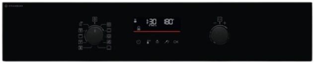 Actual product image Electrolux LOD6F77WZ SteamBake 600 Katalyse Dampfbackofen Schwarz