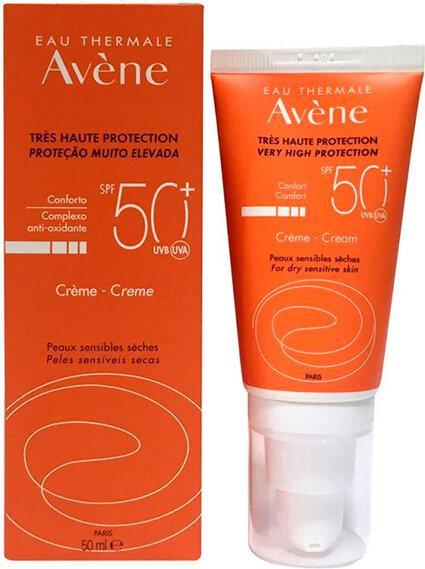Actual product image Avène Cream (Sun cream face, SPF 50+, 50 ml, 50 g)