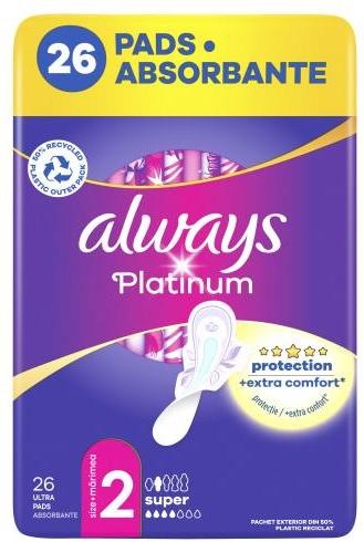 Image du produit Always Platinum Super (26 x, Tampons sanitaires)
