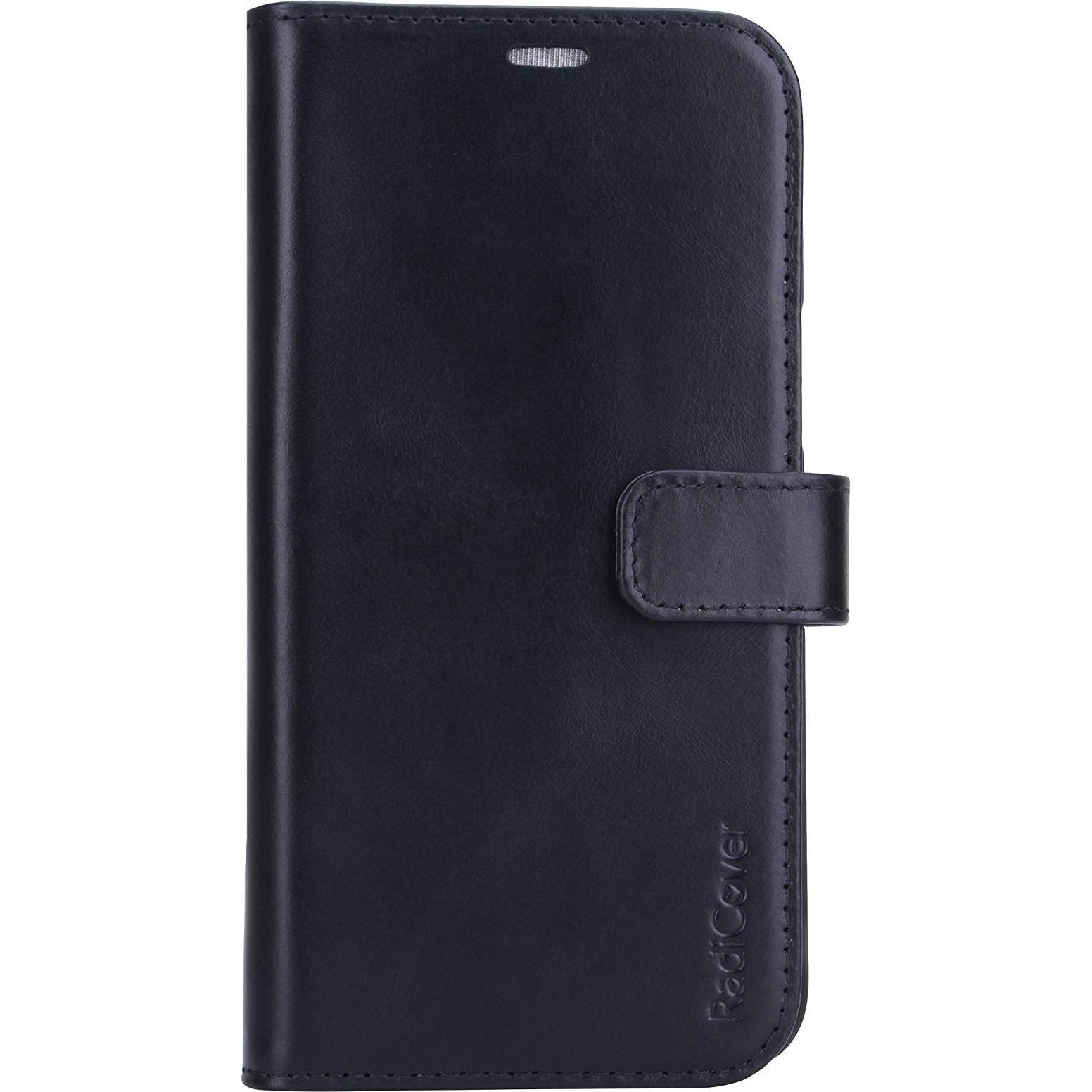 Radicover Radiationprotected Mobilewallet Leather iPhone 12 PRO Max Exclusive 2in1 Magnetcover- Black (Apple iPhone 12 P...