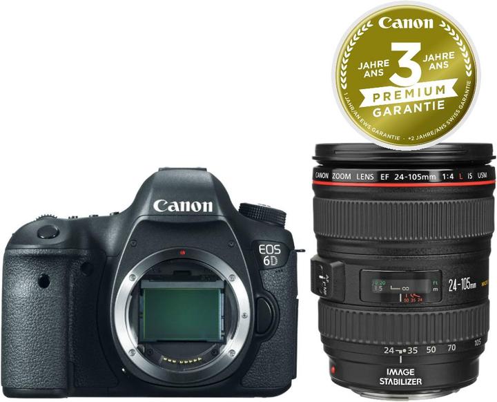 Canon EOS 6D 24-105mm f/4 L IS USM Kit - 3-year premium warranty