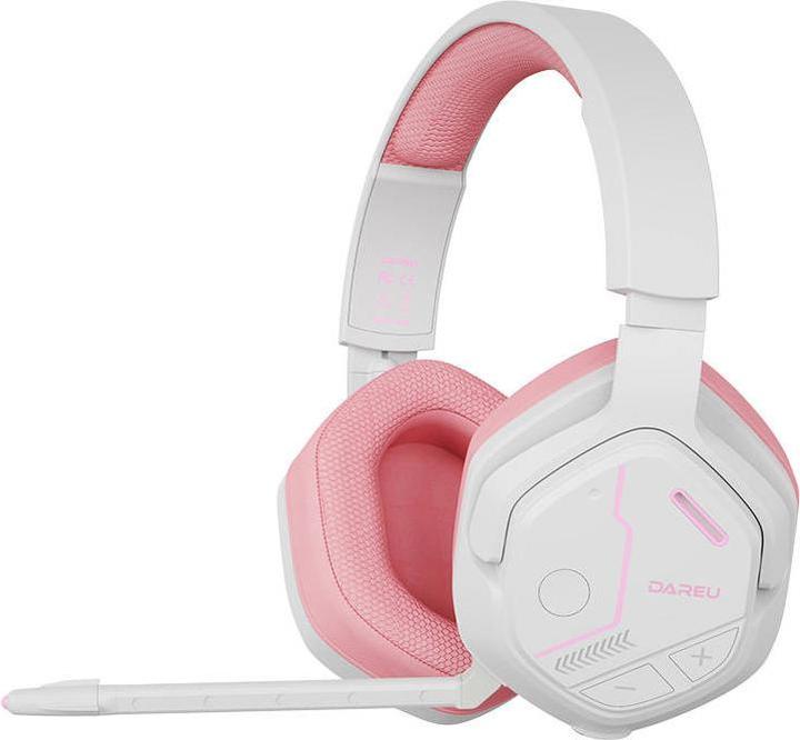 Actual product image Dareu Wireless Gaming Headphones EH755 Bluetooth 2.4 G (pink) (Wireless)