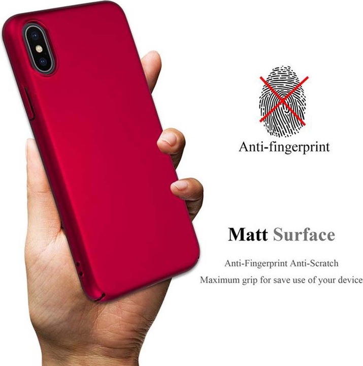 Produktbild Cadorabo Hard Cover Matt Metall Cover (Apple iPhone X)