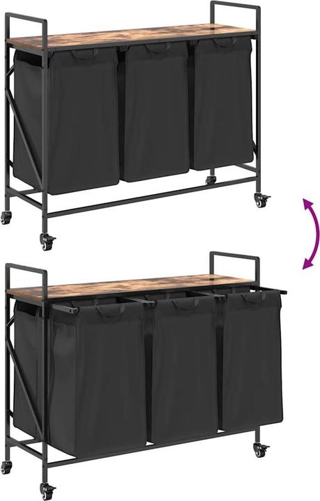 Actual product image vidaXL Wäschekorb