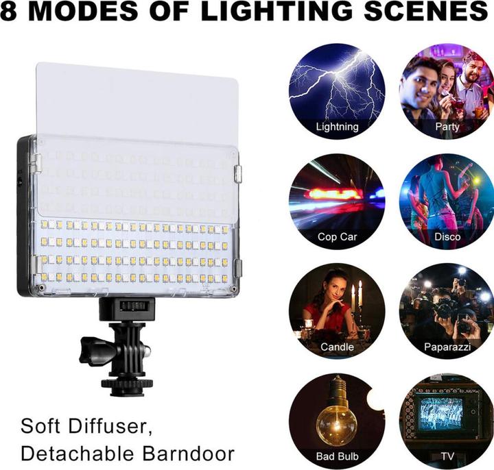 Produktbild GVM RGB-10S (Flächenleuchte, Videoleuchte)