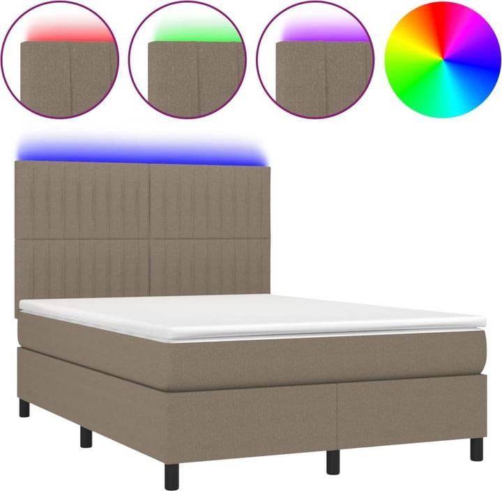 Actual product image vidaXL Boxspringbett (140 x 190 cm)