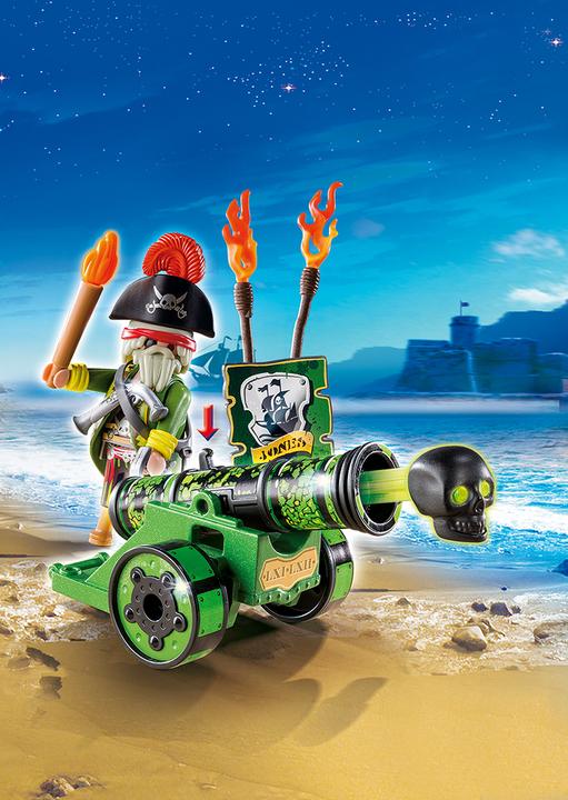 Produktbild Playmobil Grüne App-Kanone mit Piratenkapitän (6162)