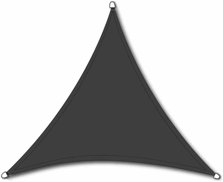 Siena Garden Solino Set 3-Eck 3,6 grau 3, 6x3, 6X, 3, 6m, inkl. Zubehör (360 x 360 cm)