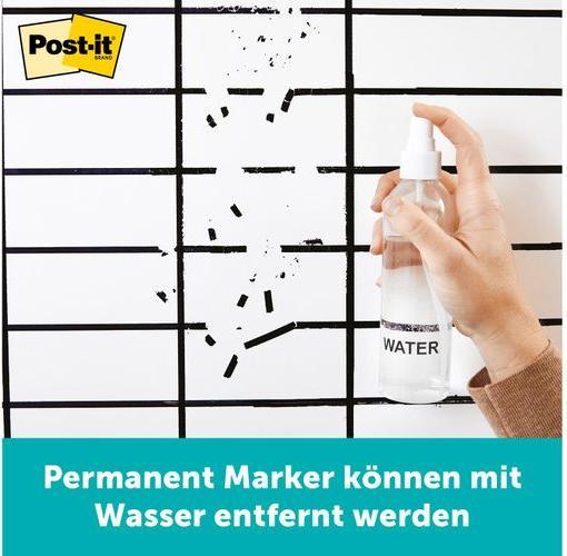 Actual product image Post-it Easy Erase whiteboard surface