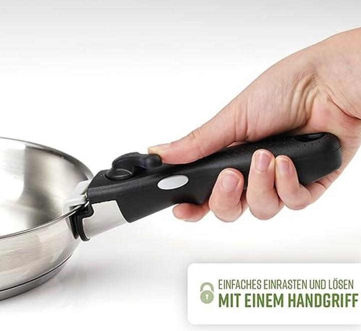 Produktbild Evok Qulinart by Brandt 194-002 Pfannen-Set 3teilig (Pfannenset + Topfset, Edelstahl)