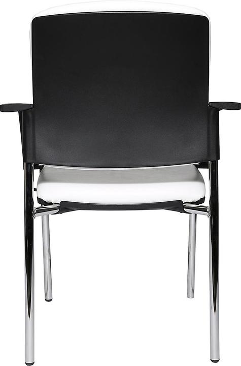 Produktbild Topstar Besucherstuhl BtoB 10, 4-Fuss-Gestell, Kunstlederbezug, stapelbar, inkl. Armlehnen, 2er-S...