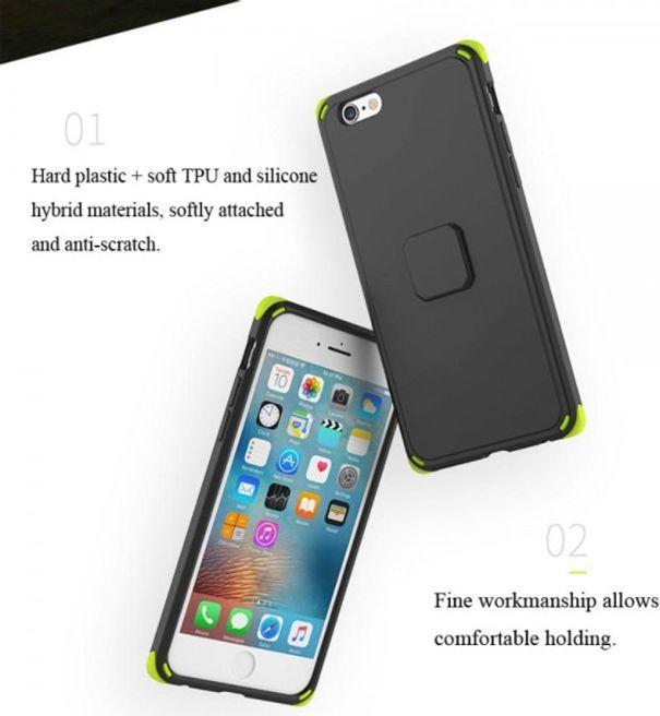 Actual product image Rock Moc Series Plastic Case (Apple iPhone 6, Apple iPhone 6s)