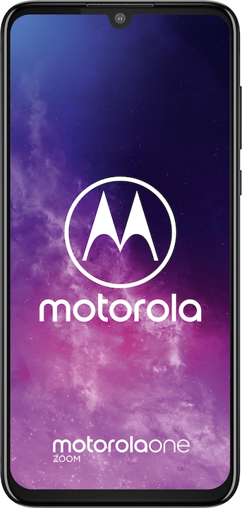 Motorola One Zoom (128 GB, Electric Gray, 6.39", Hybrid Dual SIM, 48 Mpx, 4G)