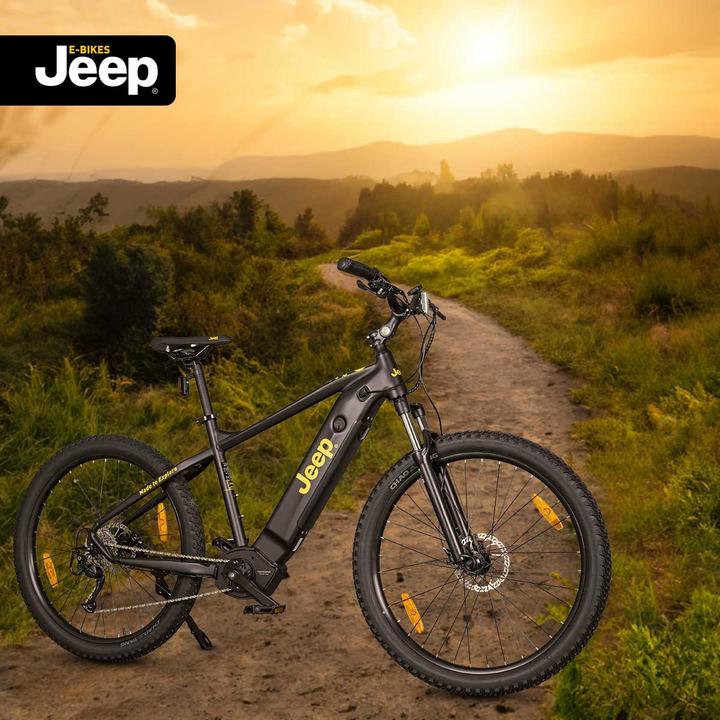 Produktbild Jeep Mountain E-Bike MHM 7010, 27,5", Shimano 9-Gang Kettenschaltung, black (48 cm)