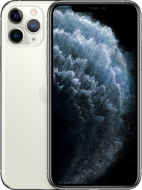 Apple iPhone 11 Pro (512 GB, Zilver, 5.80", SIM + eSIM, 12 Mpx, 4G)