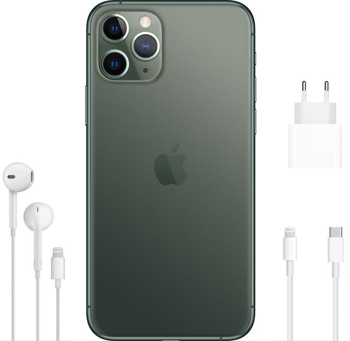 Actual product image Apple iPhone 11 Pro (512 GB, Midnight Green, 5.80", SIM + eSIM, 12 Mpx, 4G)