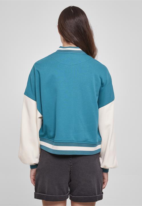 Actual product image Urban Classics Oversized Two Tone College Terry Jacket (4XL)