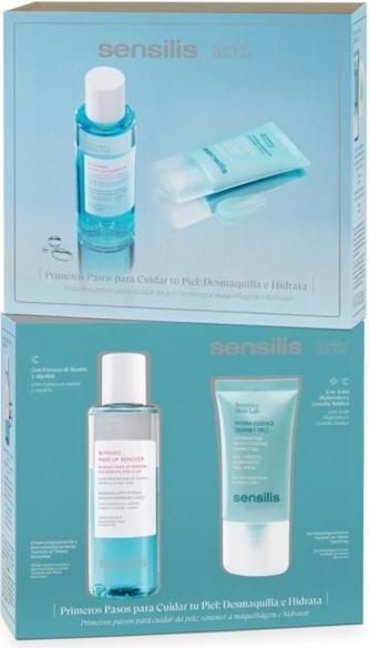 Produktbild Sensilis Bifasisches Abschminkmittel + Hydra Essence Feuchtigkeitsspendend (Make-Up Entferner, 150 ml)