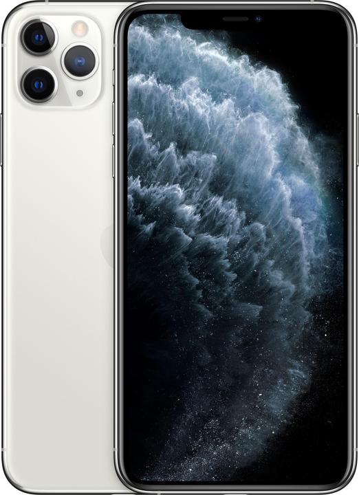Produktbild Apple iPhone 11 Pro Max (64 GB, Silver, 6.50", SIM + eSIM, 12 Mpx, 4G)