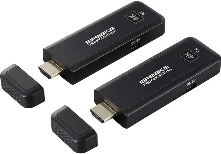 SpeaKa Professional SP-TR-450 HDMI-Funkübertragung Set 50 m 30 Hz 3840 x 2160 Pixel integrierte