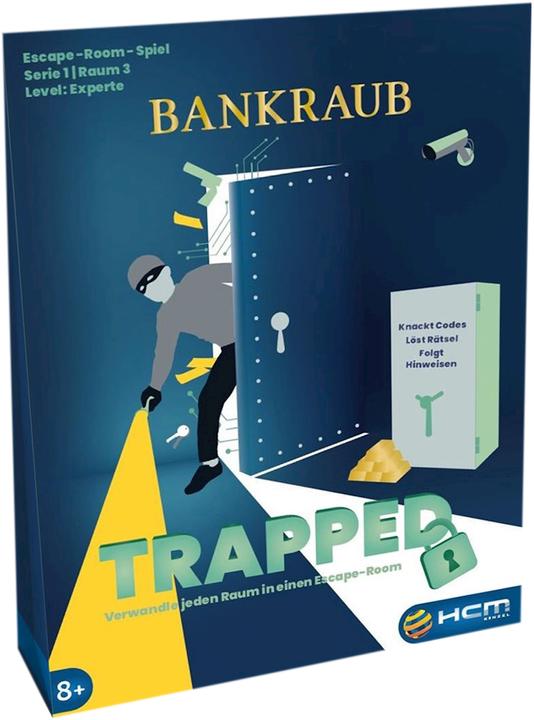 Produktbild HCM Kinzel Trapped: Der Bankraub - Escape Abenteuer, 2-6 Spieler, ab 8 Jahren (DE-Ausgabe) (Deutsch)