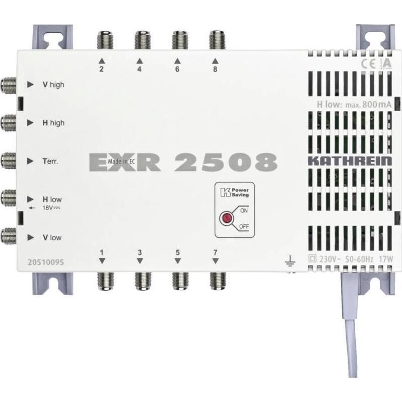 Kathrein EXR 2508 Multischalter (Multischalter), SAT Zubehör, Grau