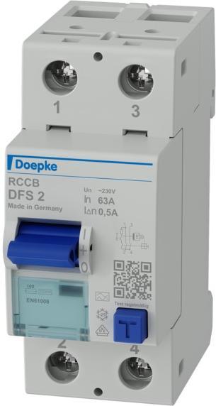 Actual product image Doepke Ground fault circuit interrupter
