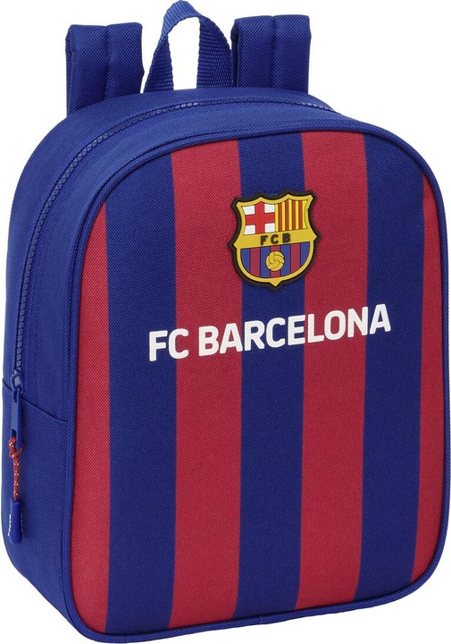 FC Barcelona Schulrucksack F.C. Barcelona 24/25 Granatrot Marineblau 22 x 27 x 10 cm