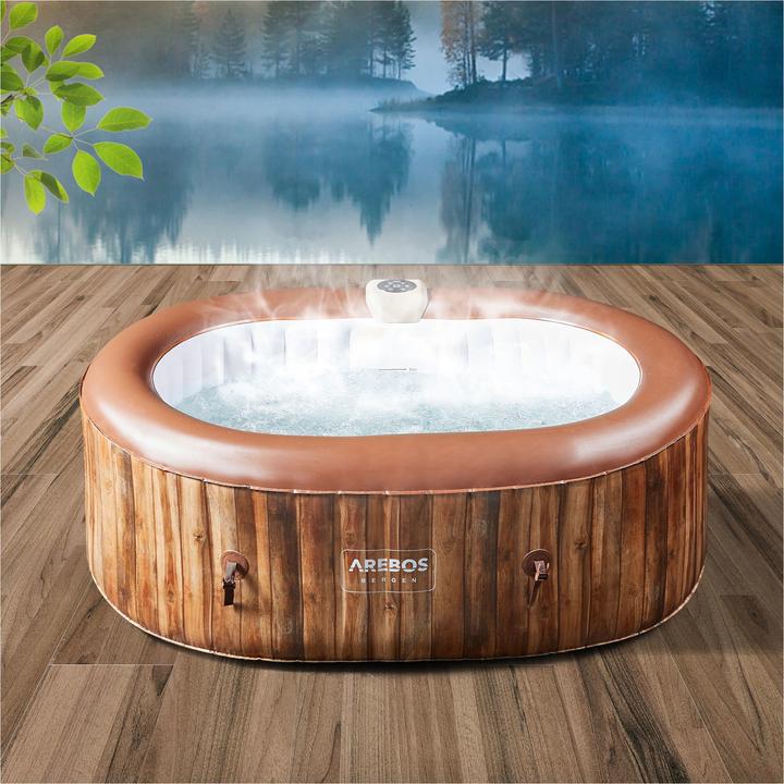 Produktbild Arebos Whirlpool Oval (2 Personen)