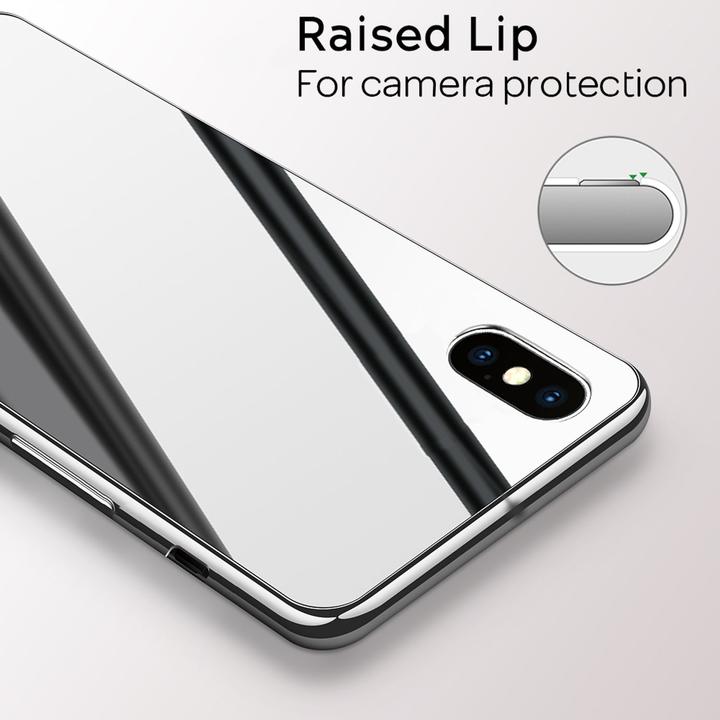 Produktbild Nalia Spiegel Hartglas Hülle (Apple iPhone X, Apple iPhone XS)