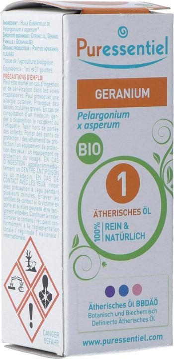 Produktbild Puressentiel Geranium BLüten wohlriechend Ätherisches Öl Bio