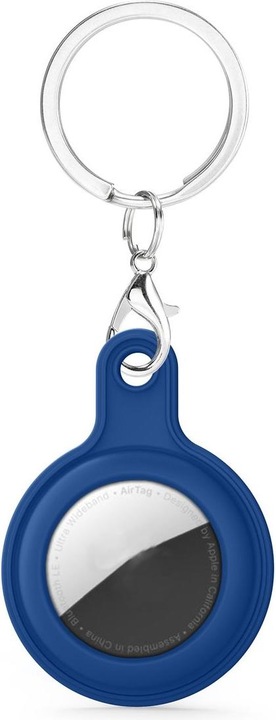 Actual product image König Design Keychain for Apple AirTag Case Case Tag Silicone Blue New