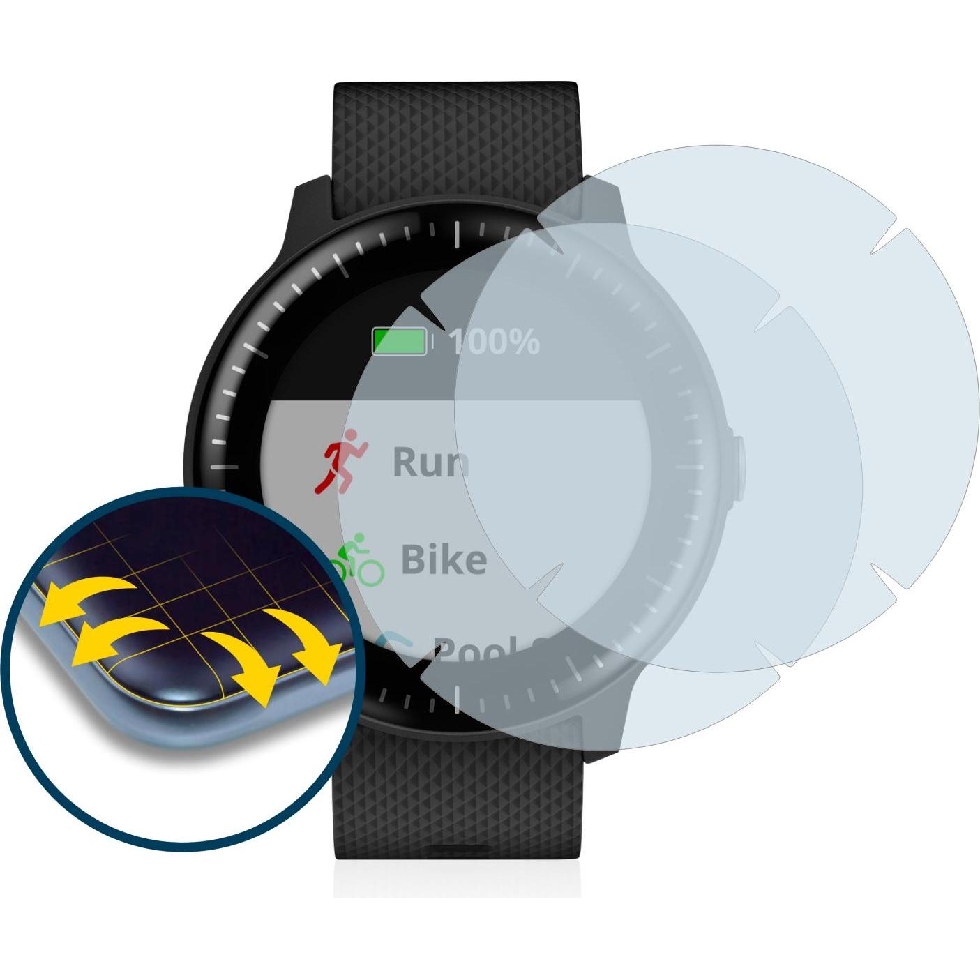 Thumbnail - BROTECT Full-Cover Displayschutz Matt, Smartwatch Schutzfolie, Grau